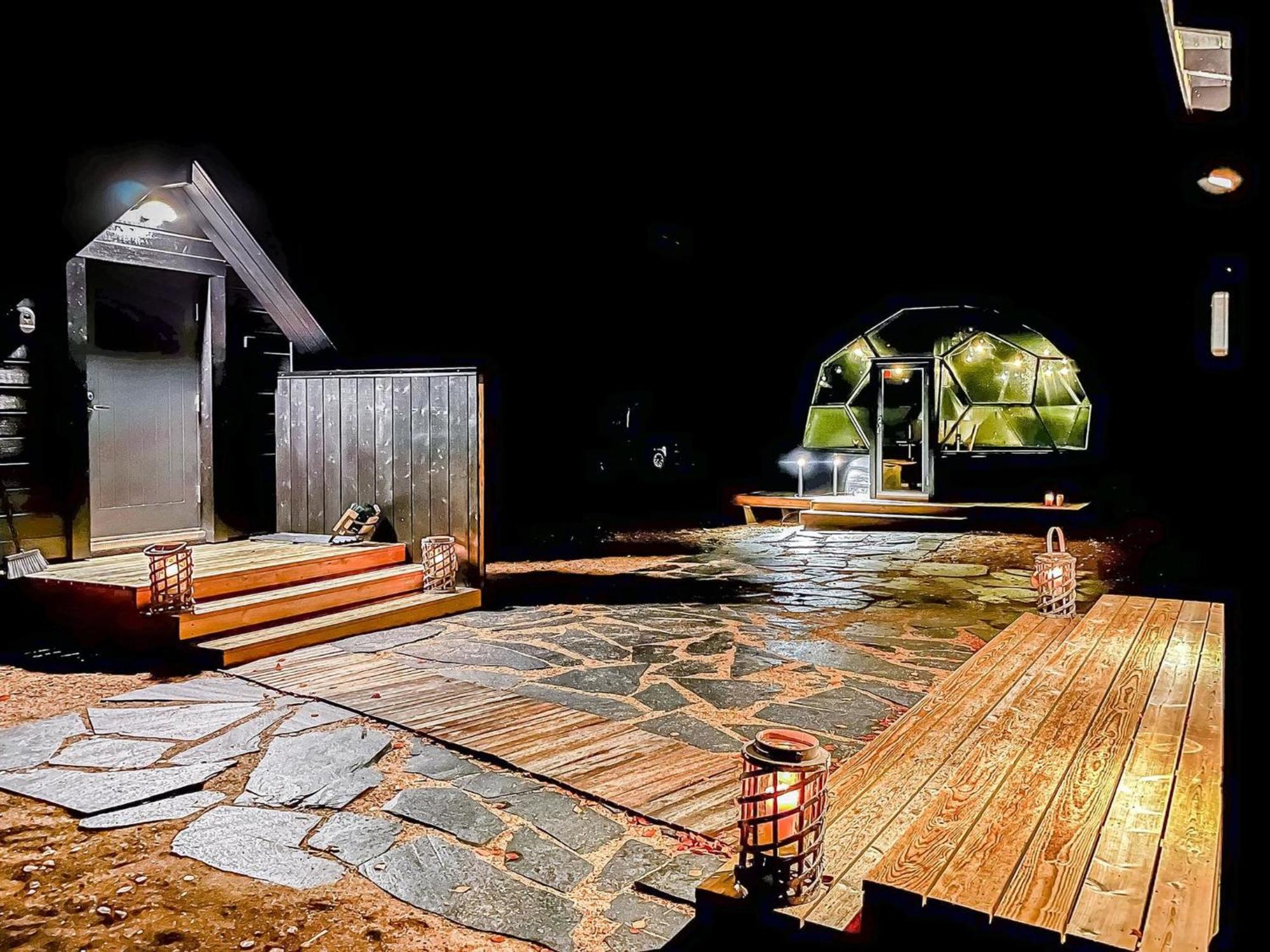 Holiday Home Samruam B Aurora Cabin By Interhome Salla Dış mekan fotoğraf
