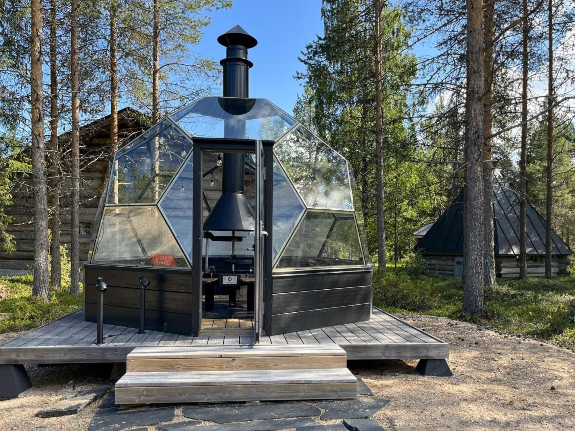 Holiday Home Samruam B Aurora Cabin By Interhome Salla Dış mekan fotoğraf
